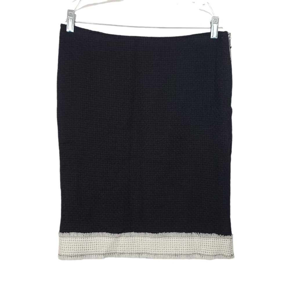 Per se Wool Pencil Side Zip Skirt 6